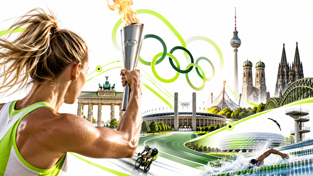 Olympia-Bewerbung 2036, 2040 oder 2044: Berlin, München und KölnRheinRuhr stehen vor der DOSB-Entscheidung. Konzepte, Sportstätten, Rückhalt, Tickets und Unterschiede im Vergleich am 26. September.