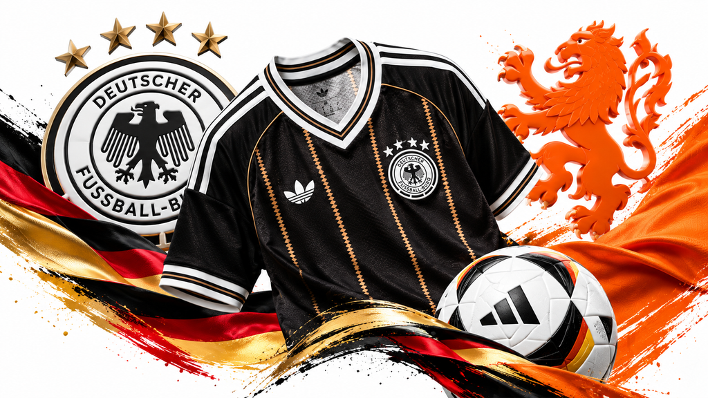 DFB Trikot 2026: Deutschland spielt am 24. September gegen die Niederlande im schwarzen adidas DFB Trikot. Das grüne Retro-Trikot von 1990 fällt wegen UEFA-Vorgaben aus. Jürgen Klopp debütiert.
