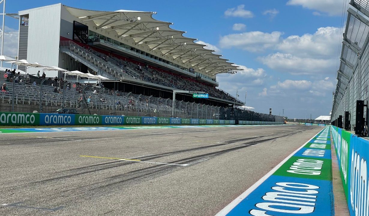 Tribüne am Circuit of the Americas in Austin beim US-Grand-Prix der Formel 1
