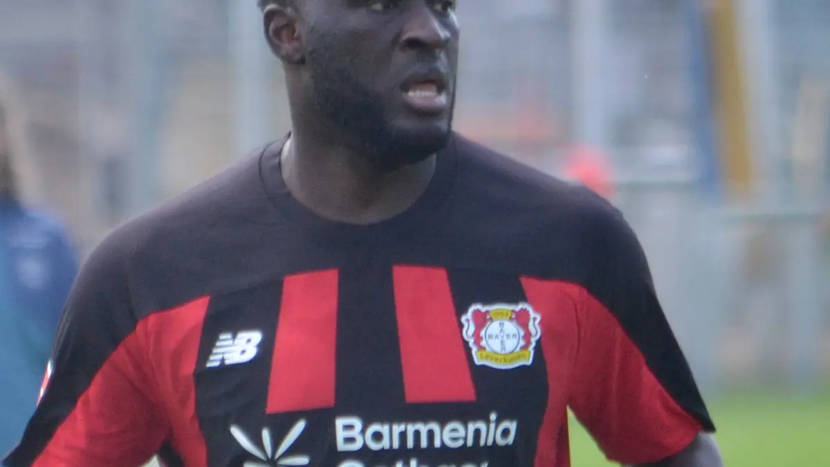 Victor Boniface im Training von Bayer Leverkusen im Juli 2026