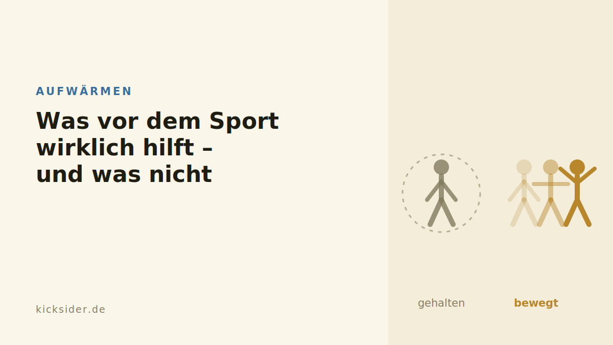 Was vor dem Sport wirklich hilft – und was nicht