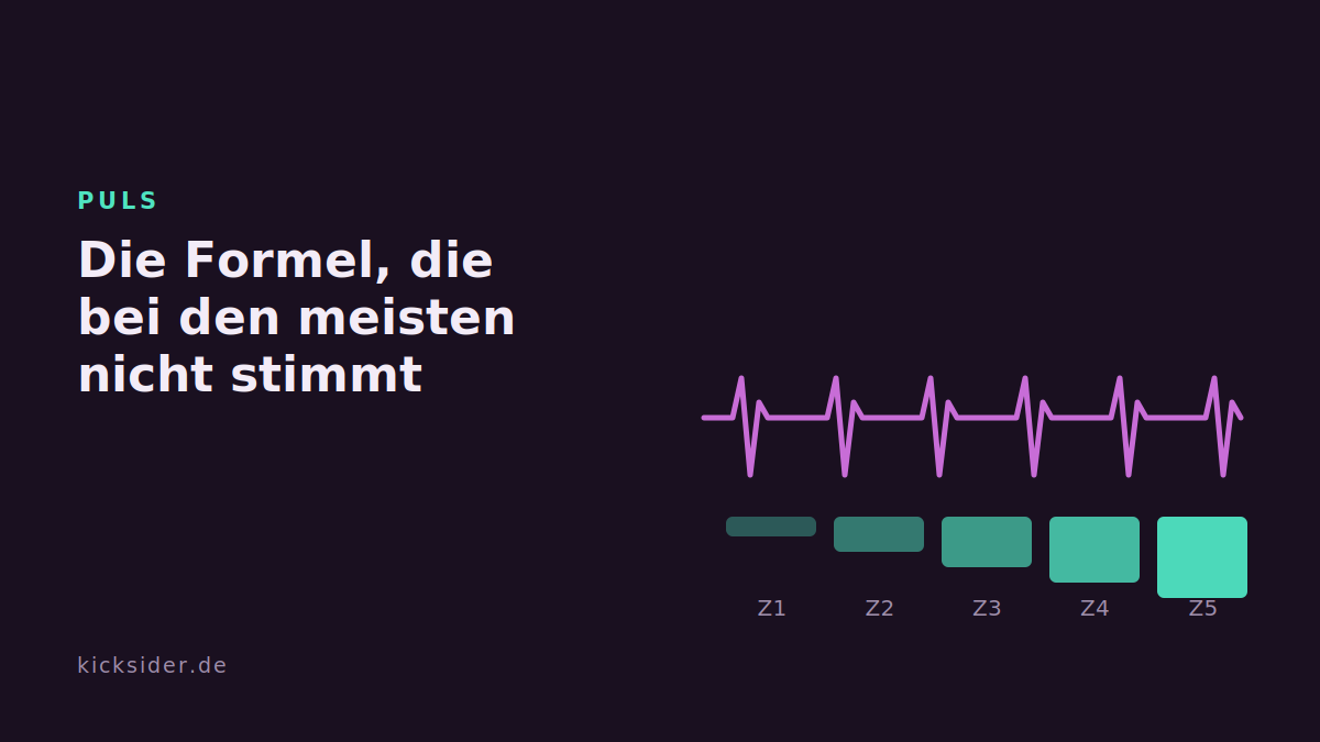 Die Formel, die bei den meisten nicht stimmt